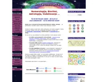 Astronumero.org(Astrologija, numerologija, vedeževanje) Screenshot