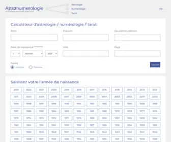 Astronumerologie.com(Astronumerologie) Screenshot