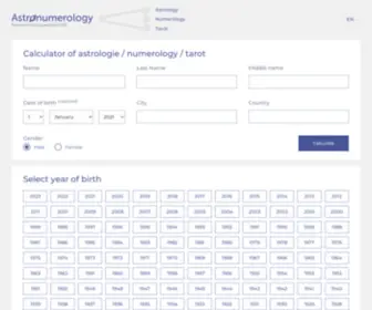 Astronumerology.net(Find out what the future holds for you) Screenshot