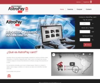 Astropaycard.pe(AstroPay card) Screenshot