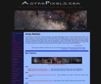 Astropixels.com(AstroPixels: Home) Screenshot