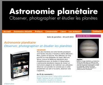 Astroplanetes.com(Astronomie planétaire) Screenshot