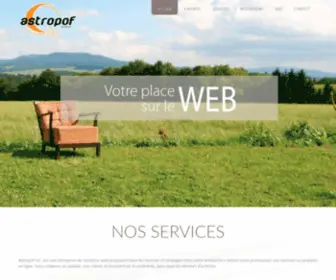 Astropof.com(Création) Screenshot