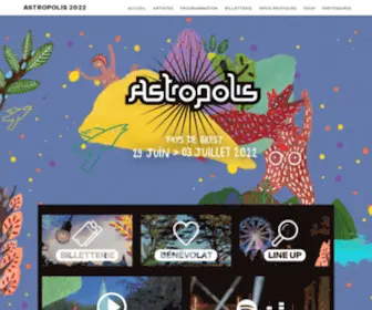 Astropolis.org(ASTROPOLIS 2022) Screenshot