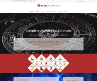 Astrorahasya.com(Astro Rahasya By Dr) Screenshot