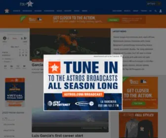 Astros.com(Official Houston Astros Website) Screenshot