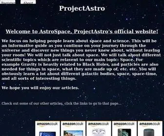 Astrospace.info(Discover more) Screenshot