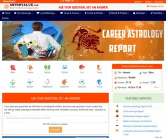 Astrovalue.com(Indian astrology) Screenshot