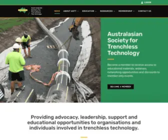 ASTT.com.au(Australasian Society for Trenchless Technology) Screenshot