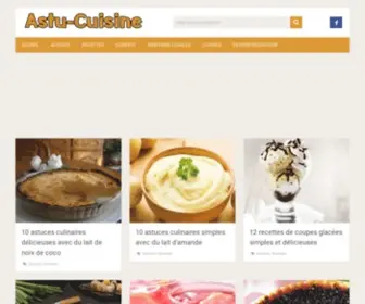 Astu-Cuisine.com(Astu Cuisine) Screenshot