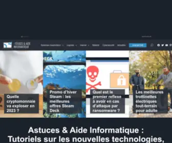 Astuces-Aide-Informatique.info(Tutoriels en informatique gratuits) Screenshot