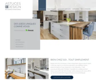 Astucesdesign.ca(Astuces Design) Screenshot