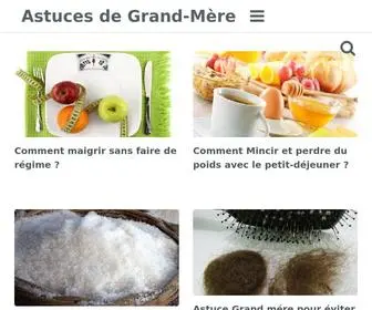 Astucesgrandmere.com(Astuces de Grand) Screenshot