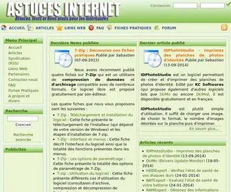 Astucesinternet.com(Tutoriels et guides sur la bureautique et les logiciels les plus courants) Screenshot