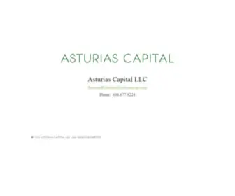 Asturiascapitalllc.com(Asturiascapitalllc) Screenshot