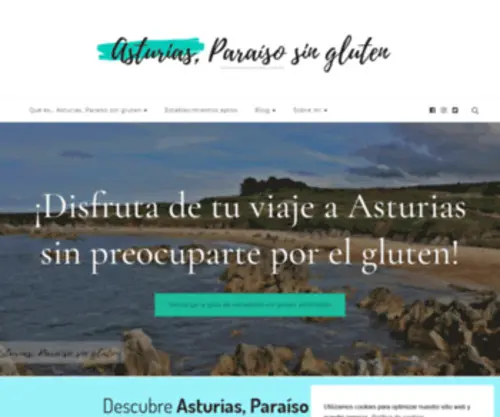 Asturiasparaisosingluten.es(Web sin gluten) Screenshot