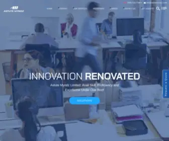 Astutemyndz.com(Web Designing and Development Company in London) Screenshot