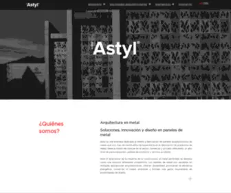 Astyl.com.mx(Paneles arquitect) Screenshot