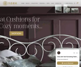 Astyork.com(Premium and Designer Furnishing Fabrics in Dubai) Screenshot