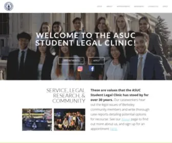 Asucslcberkeley.org(ASUC Student Legal Clinic) Screenshot