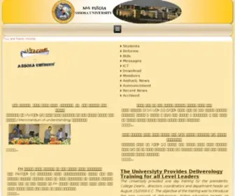Asu.edu.et(Assosa University) Screenshot