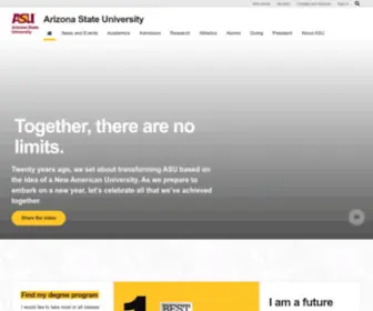 Asu.edu(Arizona State University) Screenshot