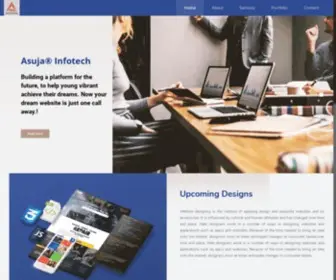 Asujainfotech.com(Asuja Infotech) Screenshot