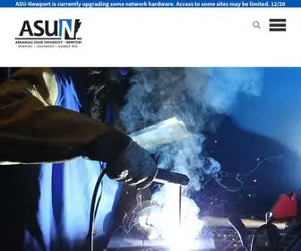 Asun.edu(ASU-Newport) Screenshot