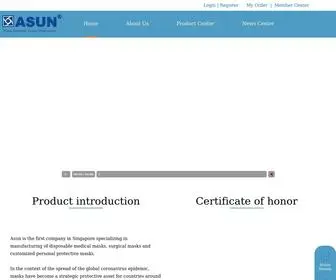 Asunmd.com.sg(Asun International Pte Ltd) Screenshot