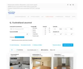 Asuntohelppi.fi(Päivittäin vaihtuva valikoima edullisia vuokra) Screenshot