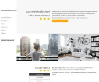 Asuntolainalaskuri.com(Helppo laskuri netissä) Screenshot