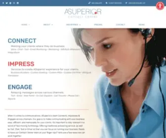 Asuperiorcallcenter.com(ASuperior Contact Center) Screenshot