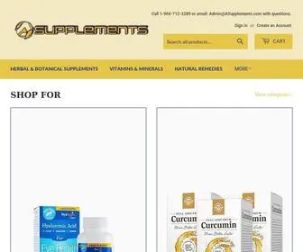 Asupplements.com(Vitamins Supplements Natural Foods Herbal Remedies) Screenshot