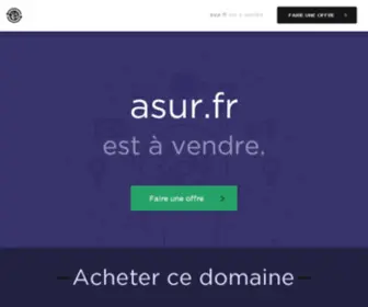 Asur.fr(Asur) Screenshot