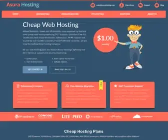 Asurahosting.com(Affordable Hosting with cPanel or Direct Admin) Screenshot