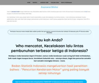 Asuransimotoradira.com(Asuransi Motor Terbaik di Indonesia) Screenshot