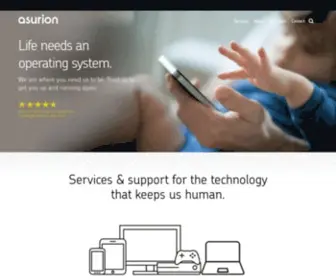 Asurion.com.au(Mobile Protection & Care) Screenshot