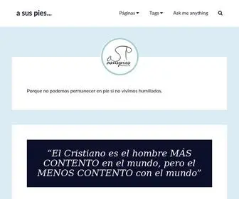Asuspies.org(A sus pies) Screenshot