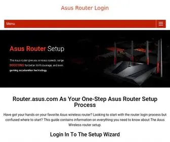 Asussetupwizard.com(Asus router setup) Screenshot