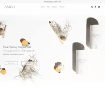 Asuvi.com.au(ASUVI Deodorant) Screenshot