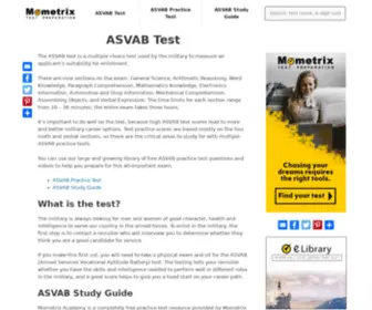 Asvabprepinfo.com(ASVAB Test) Screenshot