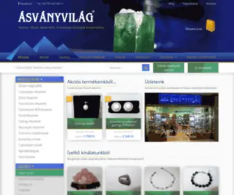 Asvanyvilag.hu(Ásványvilág) Screenshot