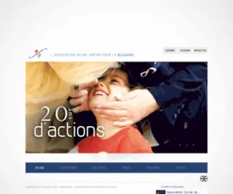 AsvBweb.com(Association Sylvie Vartan pour la Bulgarie) Screenshot