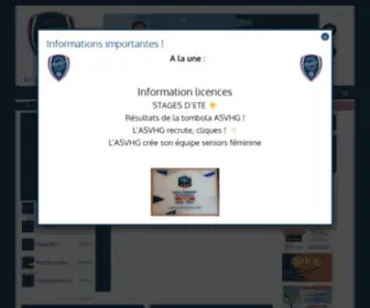 ASVHG-Foot.com(AS Vignoc Hédé Guipel Football) Screenshot