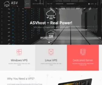 Asvhost.com(Virtual Servers) Screenshot