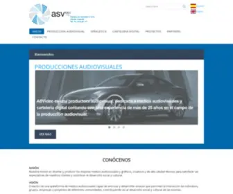 Asvideo.net(Productora audiovisual y de video en Madrid) Screenshot