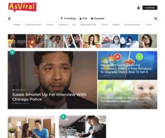 Asviral.com(The Viral content of the Web) Screenshot