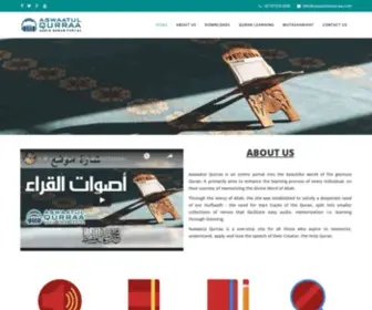 Aswaatulqurraa.com(Aswaatul Qurraa) Screenshot