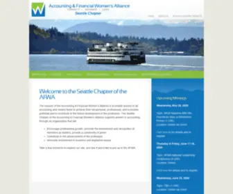 Aswaseattle.org(AFWA Seattle) Screenshot