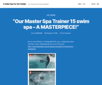 Aswimspa.com(Our Journey into Swim Spa Bliss) Screenshot